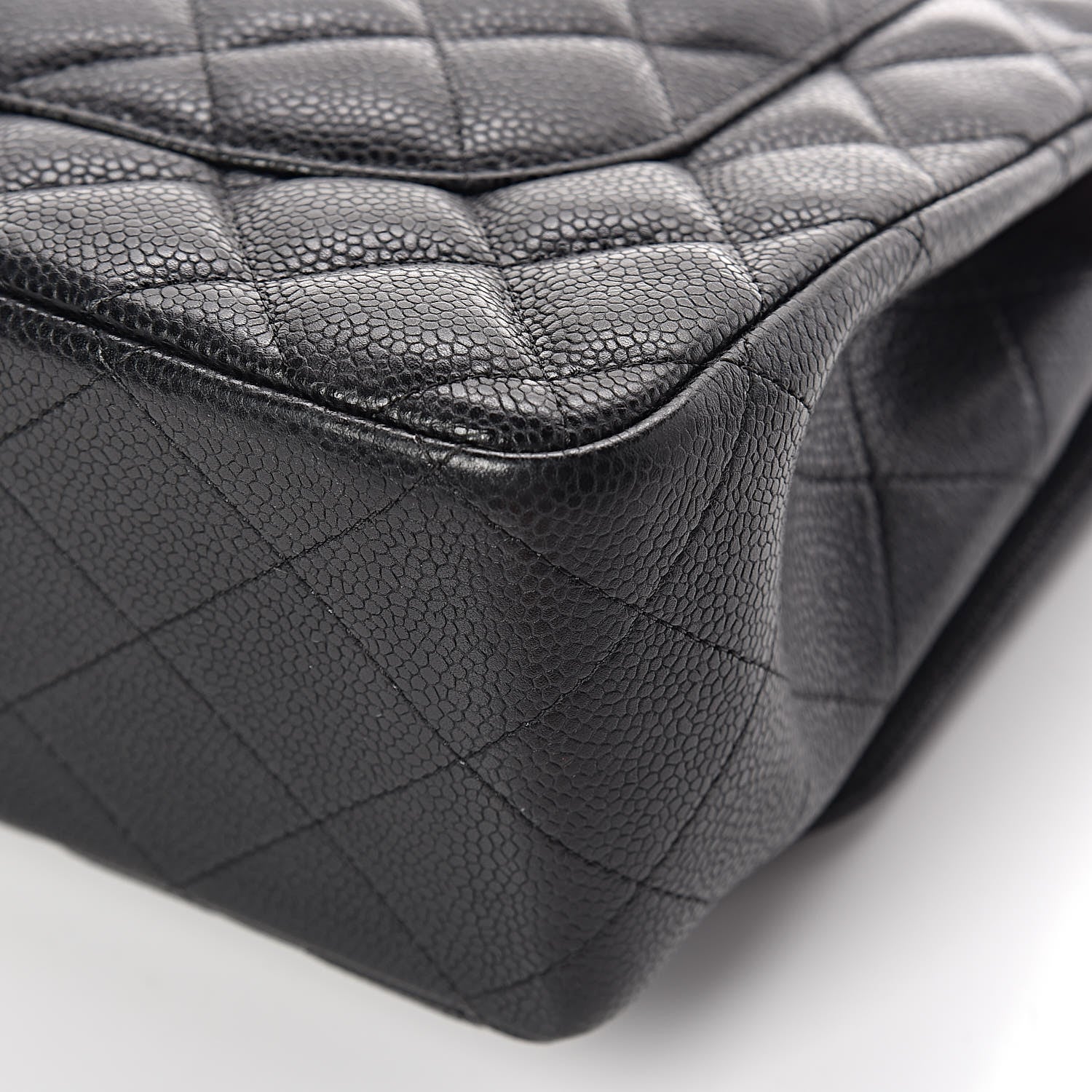 Chanel Caviar Quilted Jumbo Double Flap Black 16 of 18