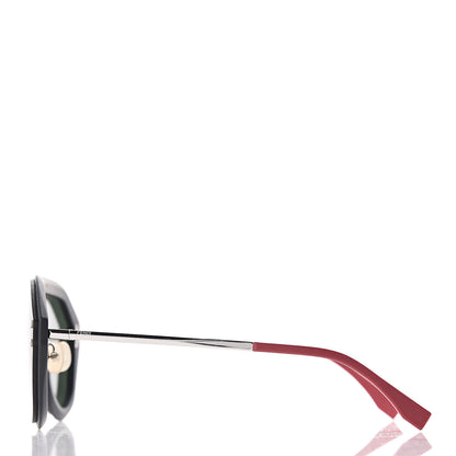 Fendi FF Fabulous Shield Sunglasses FF M0039/G/S Black 3 of 8