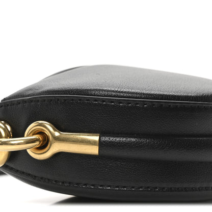 Burberry Lambskin Bridle Calfskin Runway Clutch Black 8 of 9