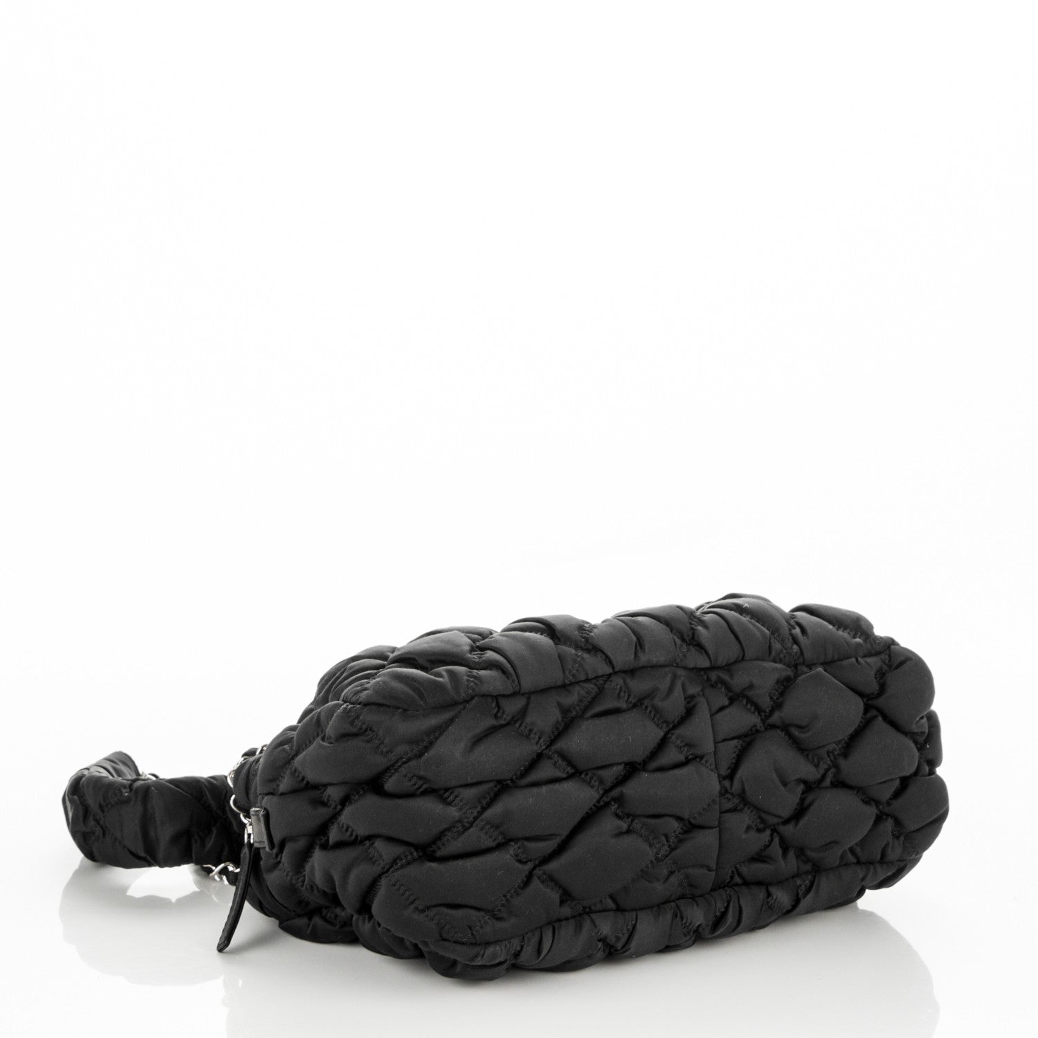 Chanel Nylon Bubble Quilt Shoulder Bag Black 4 of 7