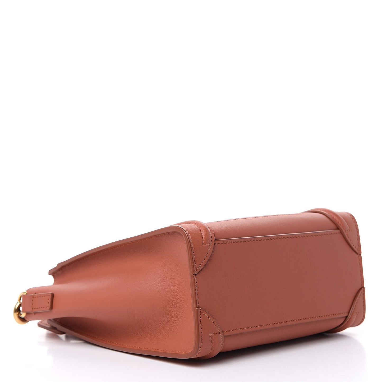 Smooth Calfskin Nano Luggage Terracotta