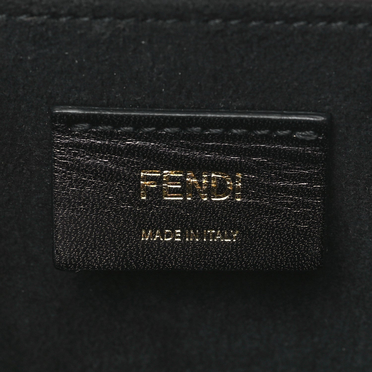 Fendi Vitello Fluffy Logo Vertical Box Rosa Quarzo Black 6 of 9