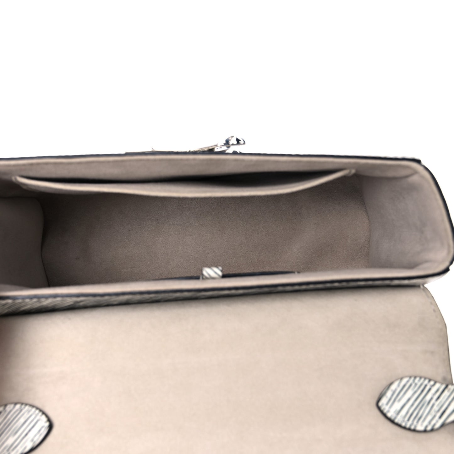 Epi Azteque Twist Shoulder Bag MM White