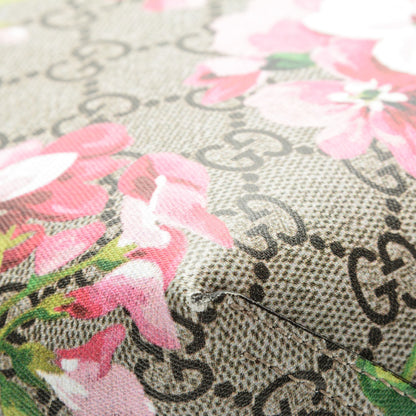 Gucci GG Supreme Monogram Blooms Medium Reversible Tote Beige Multicolor Dry Rose 9 of 12