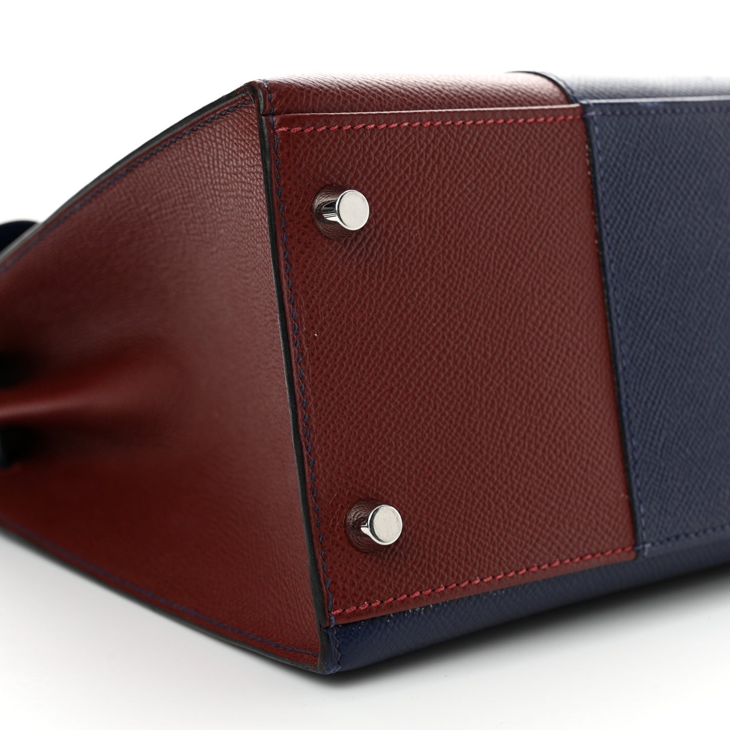 Epsom Flag Kelly Sellier 32 Rouge H Bleu Saphir