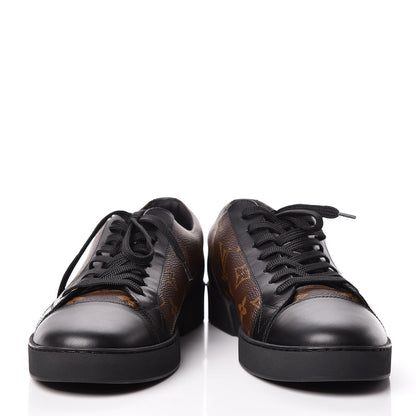 Louis Vuitton Calfskin Monogram Luxembourg Sneakers 6 Black 5 of 10