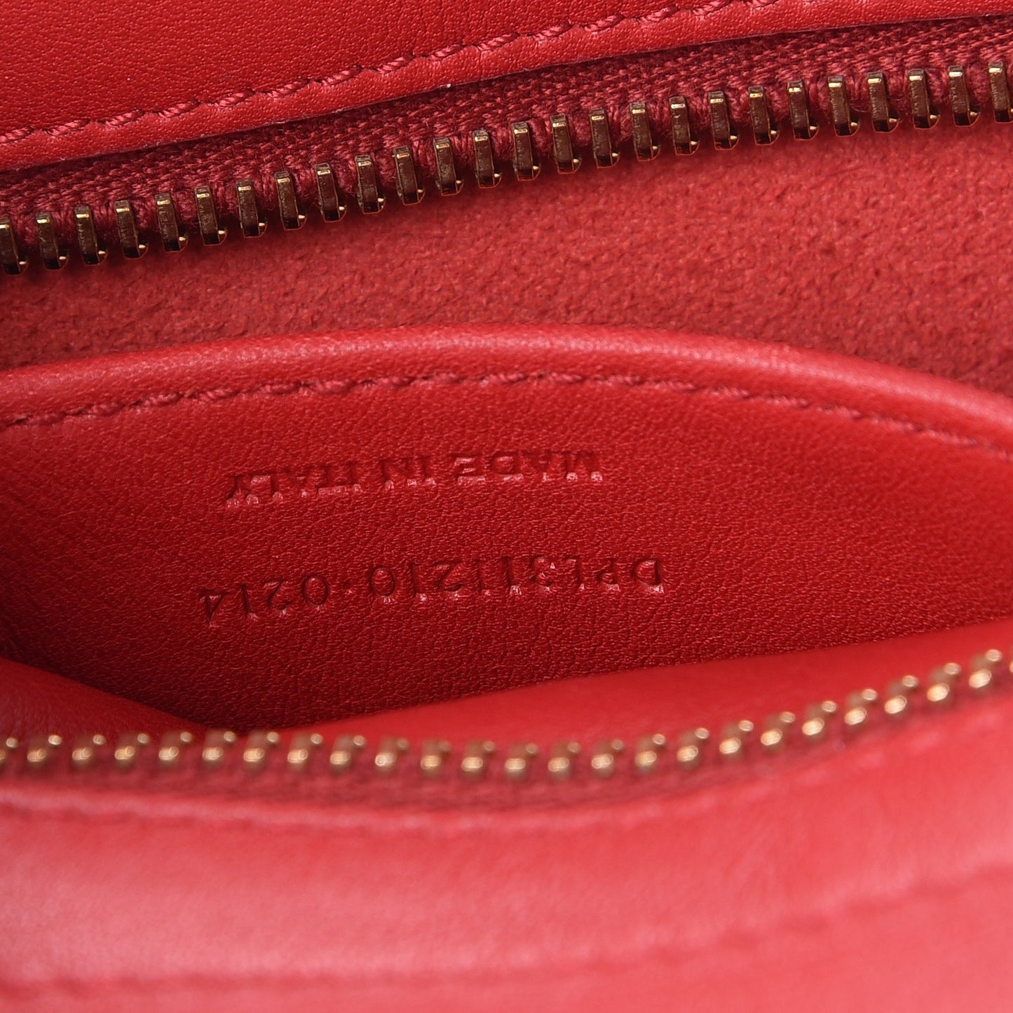 Calfskin Small Classic Y Cabas Red