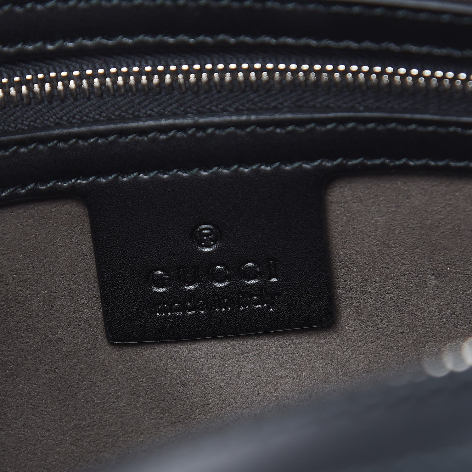 Gucci GG Supreme Monogram Mens Eden Wristlet Black 7 of 11