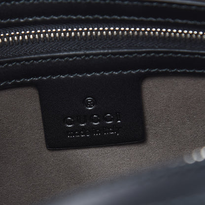 Gucci GG Supreme Monogram Mens Eden Wristlet Black 7 of 11