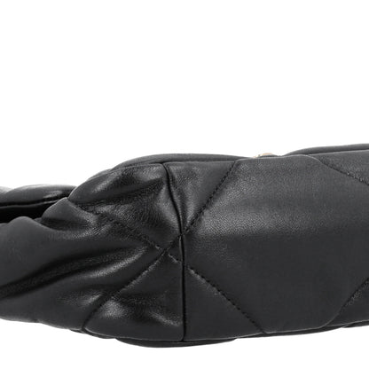 Chanel Lambskin Quilted Medium Chanel 19 Flap Black 9 of 10
