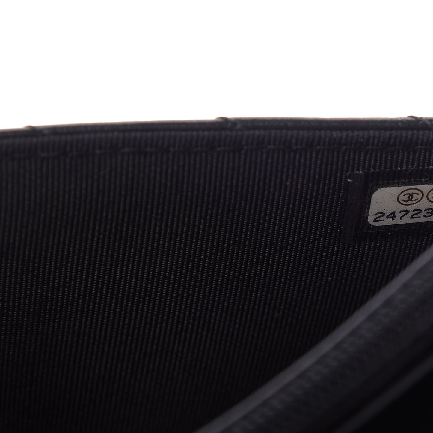 Aged Calfskin Chevron Quilted Reissue Wallet On Chain WOC So Black
