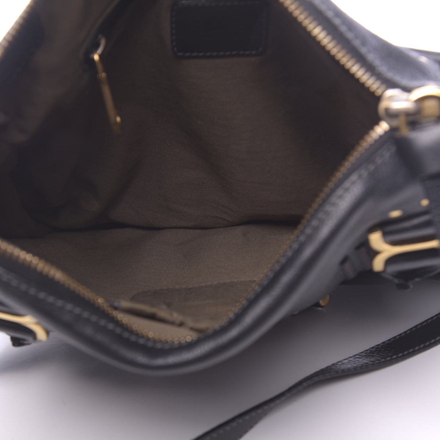 Calfskin Medium Marcie Satchel Black