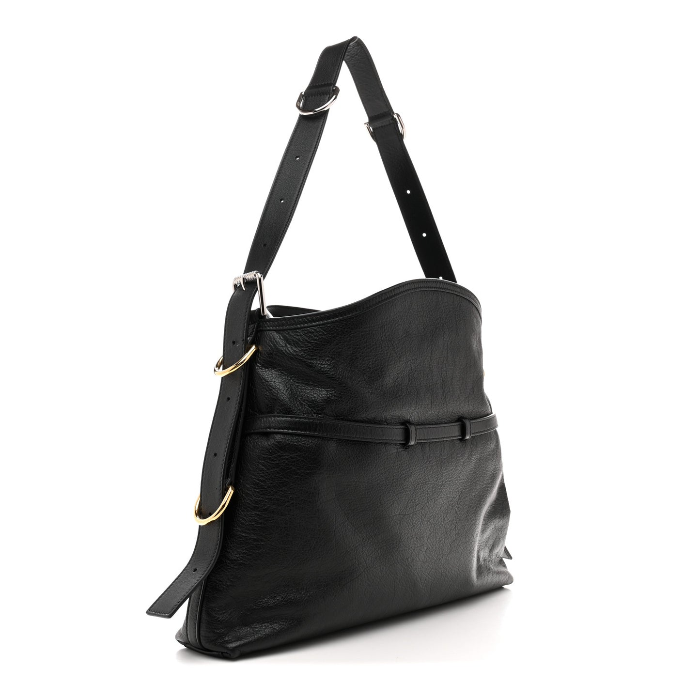 Calfskin Medium Voyou Bag Black