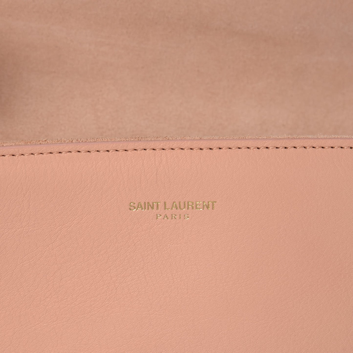 Calfskin Classic Y Ligne Clutch Blush