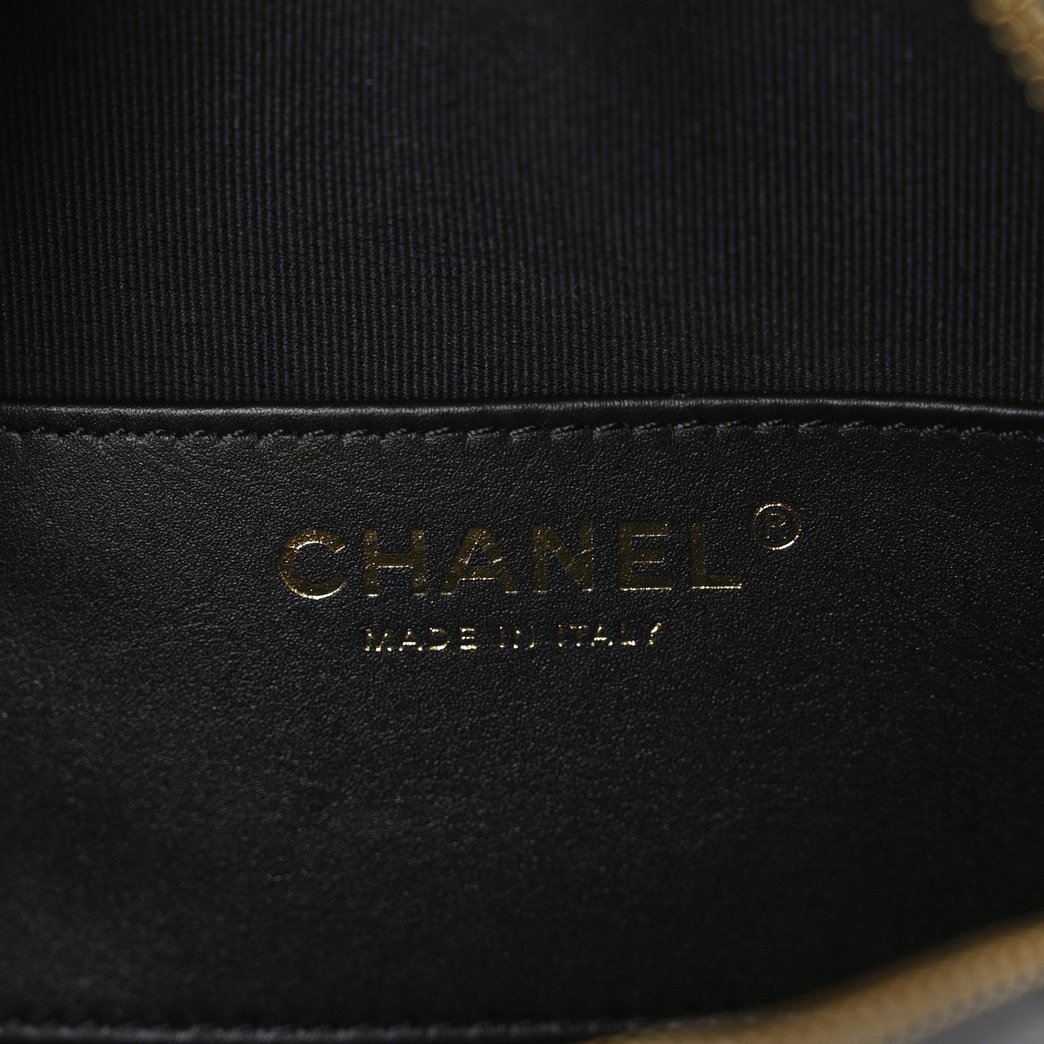 Chanel Caviar Quilted Small Round Vanity With Chain Black 6 of 10