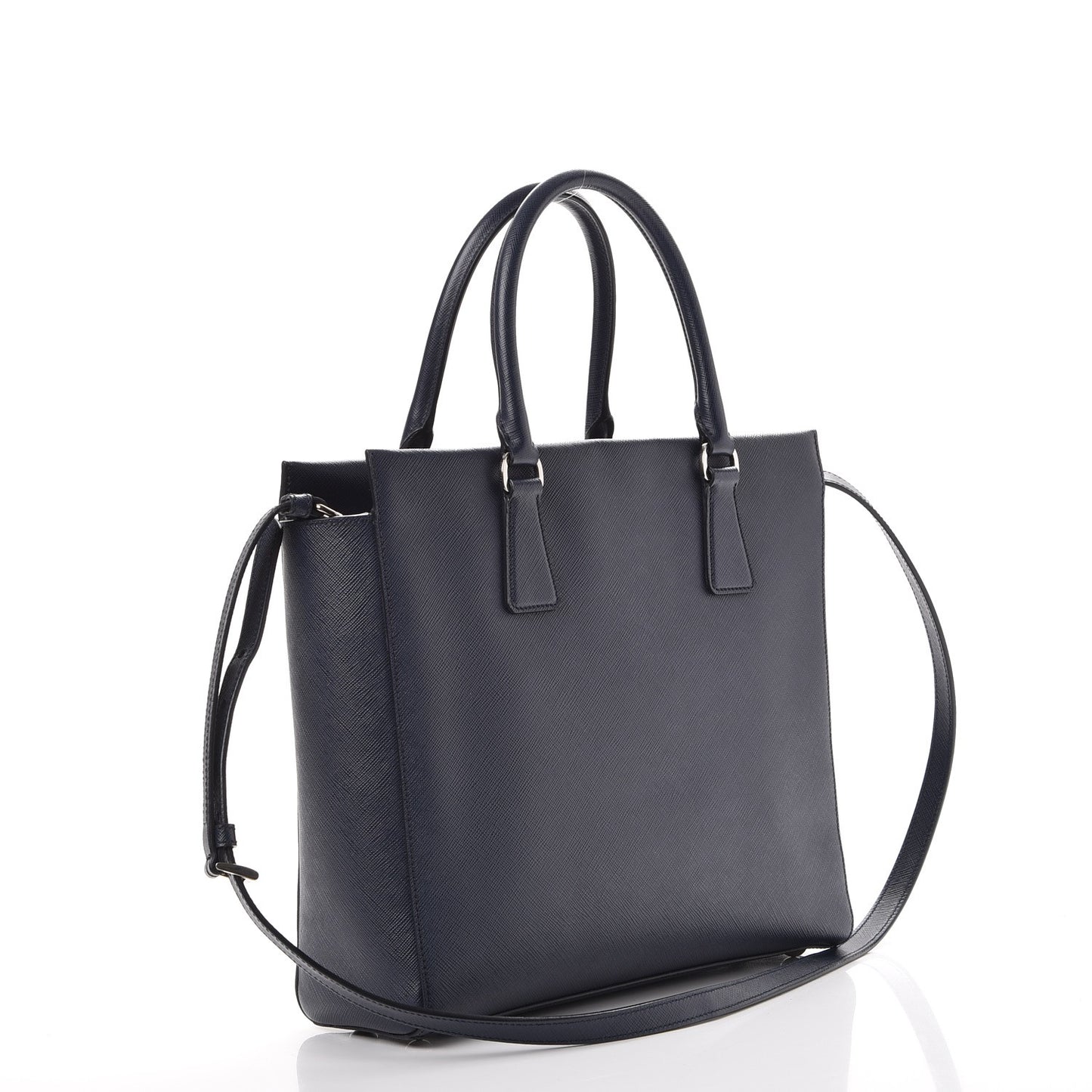 Saffiano Lux Double Handle Shopping Tote Baltico