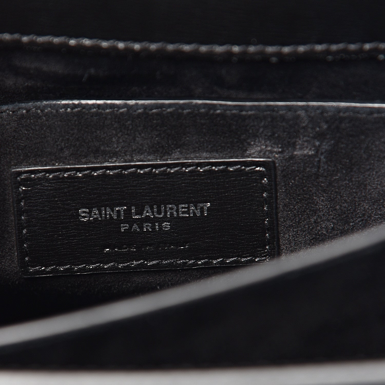 Saint Laurent Grained Calfskin Medium Monogram Sunset Black 5 of 11