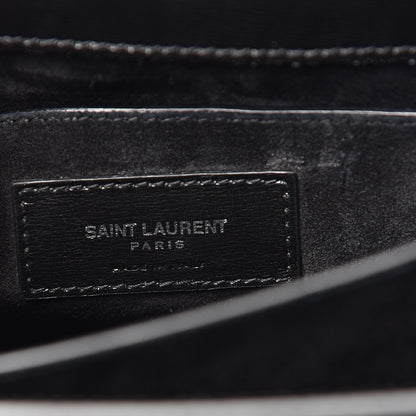 Saint Laurent Grained Calfskin Medium Monogram Sunset Black 5 of 11