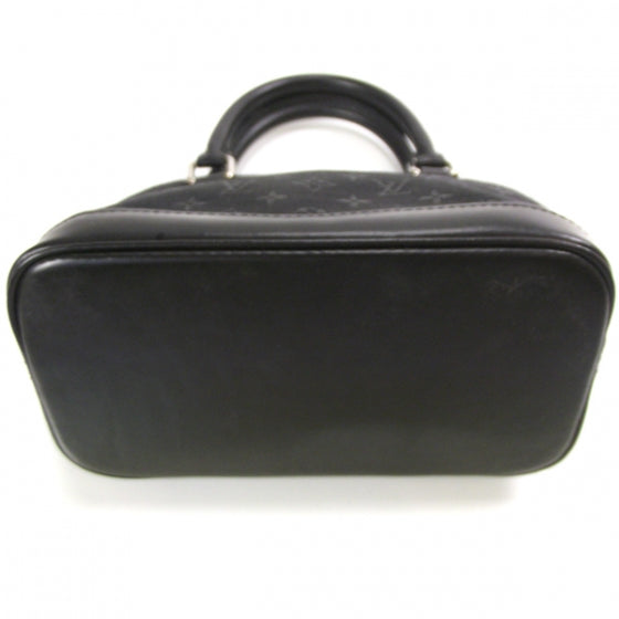 Satin Monogram Little Alma Black