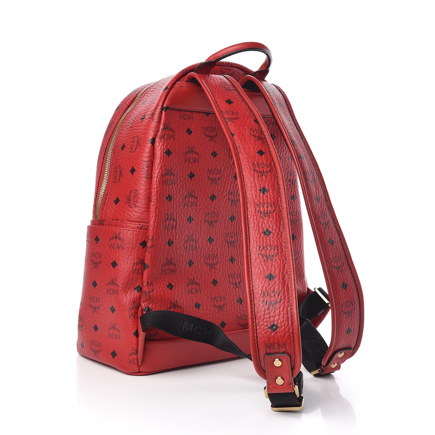 Visetos Studded Medium Stark M Backpack Red