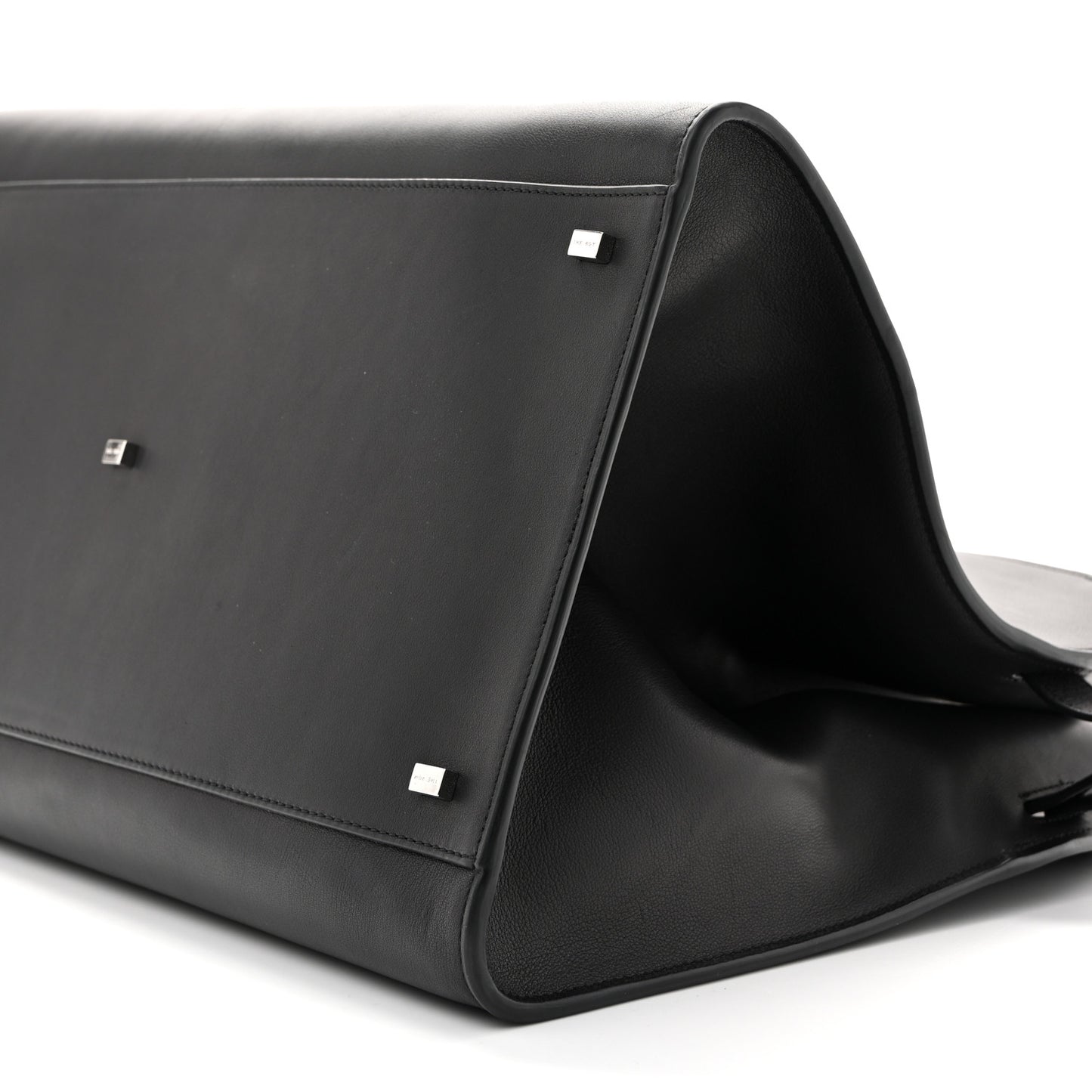 Polished Saddle Calfskin Soft Margaux 17 Black