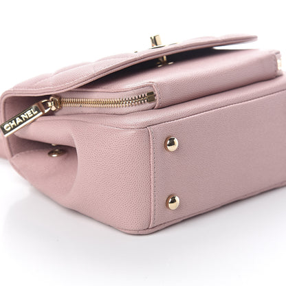 Chanel Caviar Quilted Mini Business Affinity Flap Light Pink 9 of 10