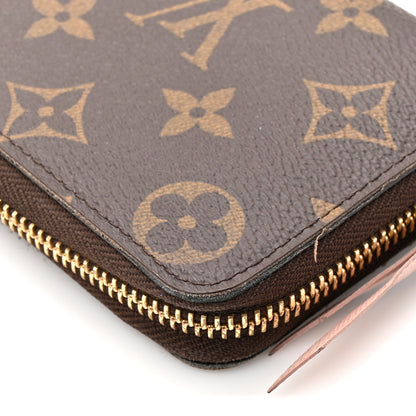 Louis Vuitton Monogram Clemence Wallet Rose Ballerine 10 of 11
