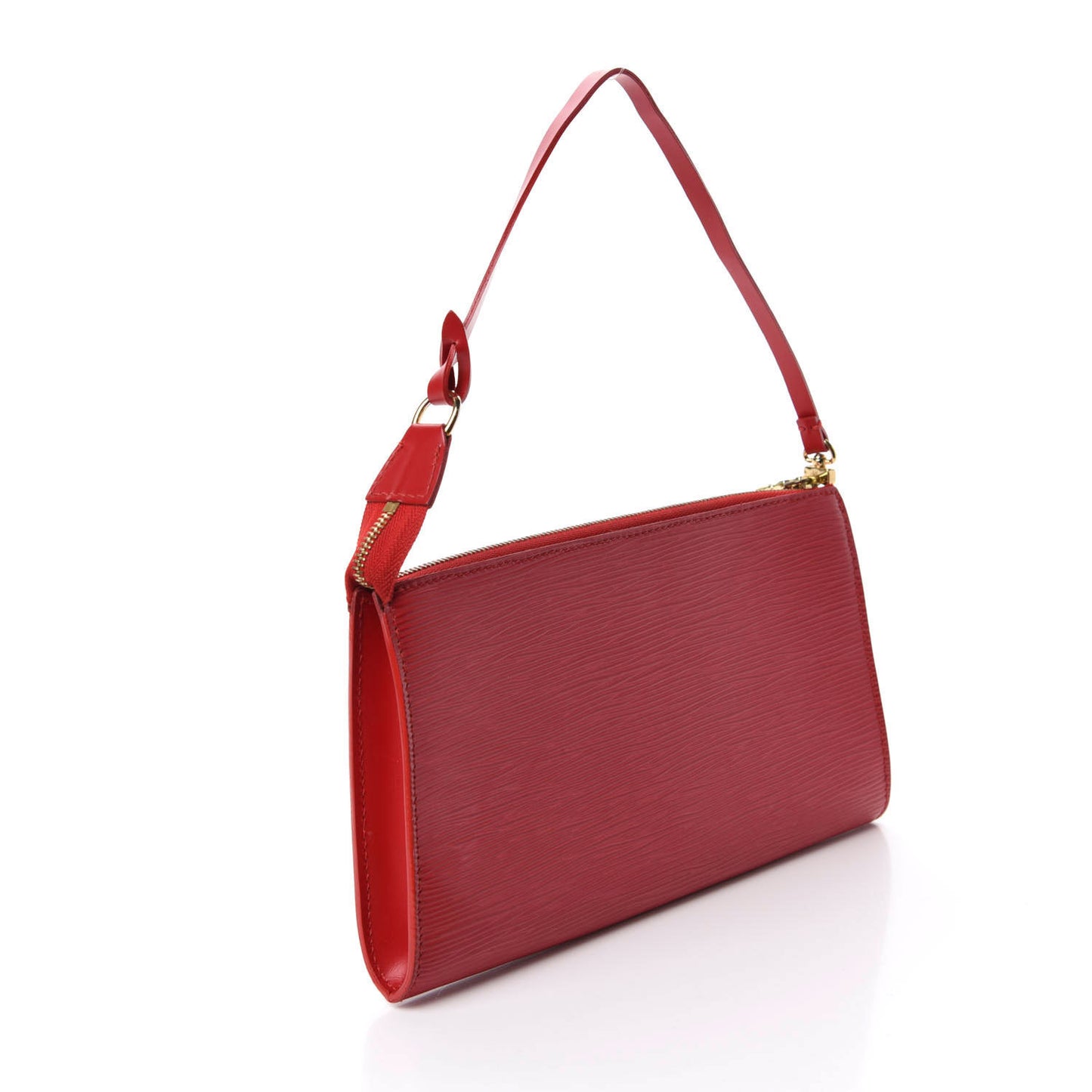 Epi Pochette Accessories 24 Castillan Red