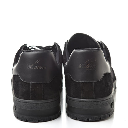 Louis Vuitton Suede Uniform Sneakers 9.5 Black 5 of 10