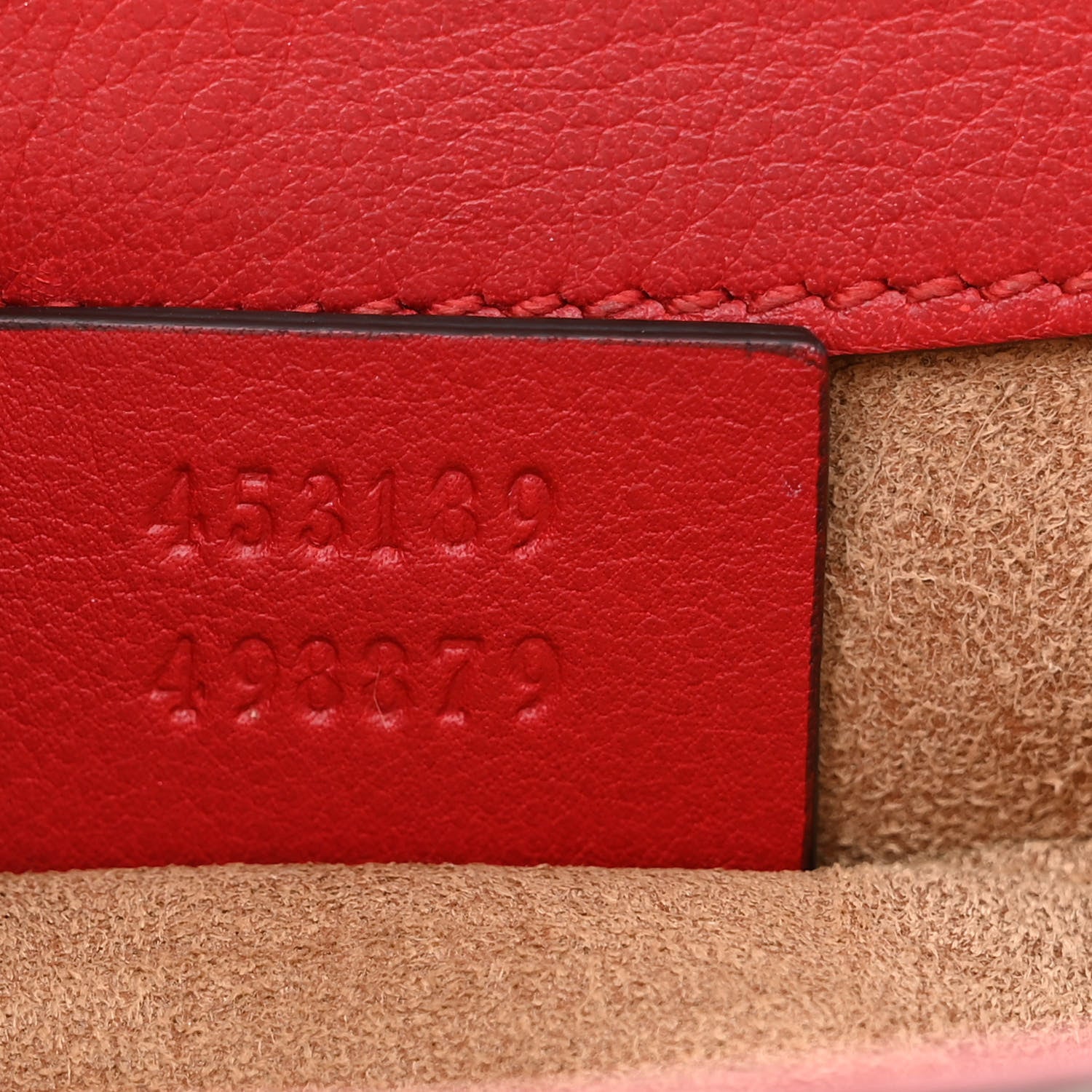 Gucci GG Supreme Monogram Calfskin Web Medium Padlock Messenger Shoulder Bag Beige Hibiscus Red New Rosette 7 of 18