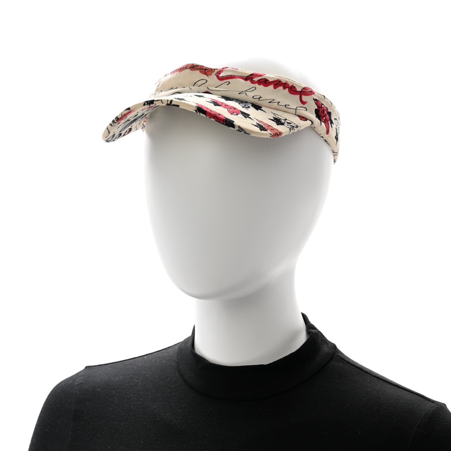 Cotton Flower Visor Ecru Multicolor