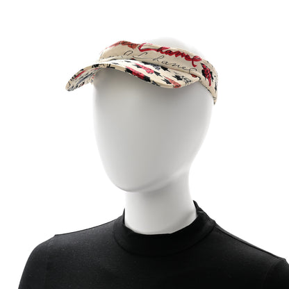 Chanel Cotton Flower Visor Ecru Multicolor 2 of 9