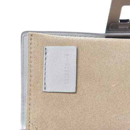 Chloe Calfskin Quilted Mini Drew Bijou Shoulder Bag Airy Grey 9 of 9