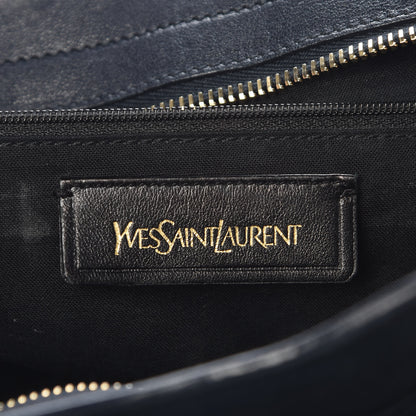 Saint Laurent Sheepskin Small Cabas ChYc Navy 7 of 21