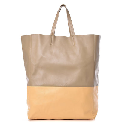 Celine Lambskin Vertical Bi-Cabas Butter 1 of 13