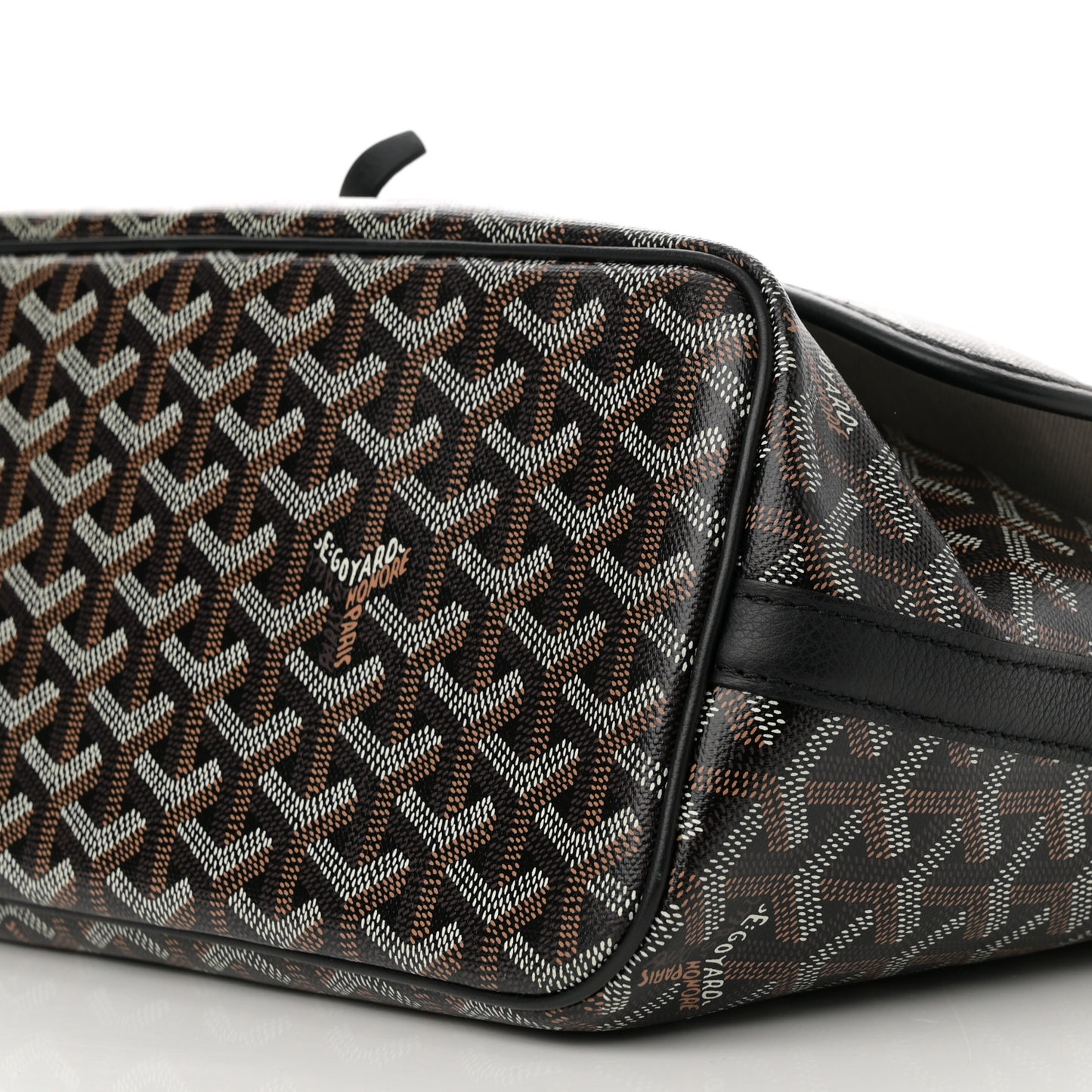 Goyardine Capetien Messenger Bag Black
