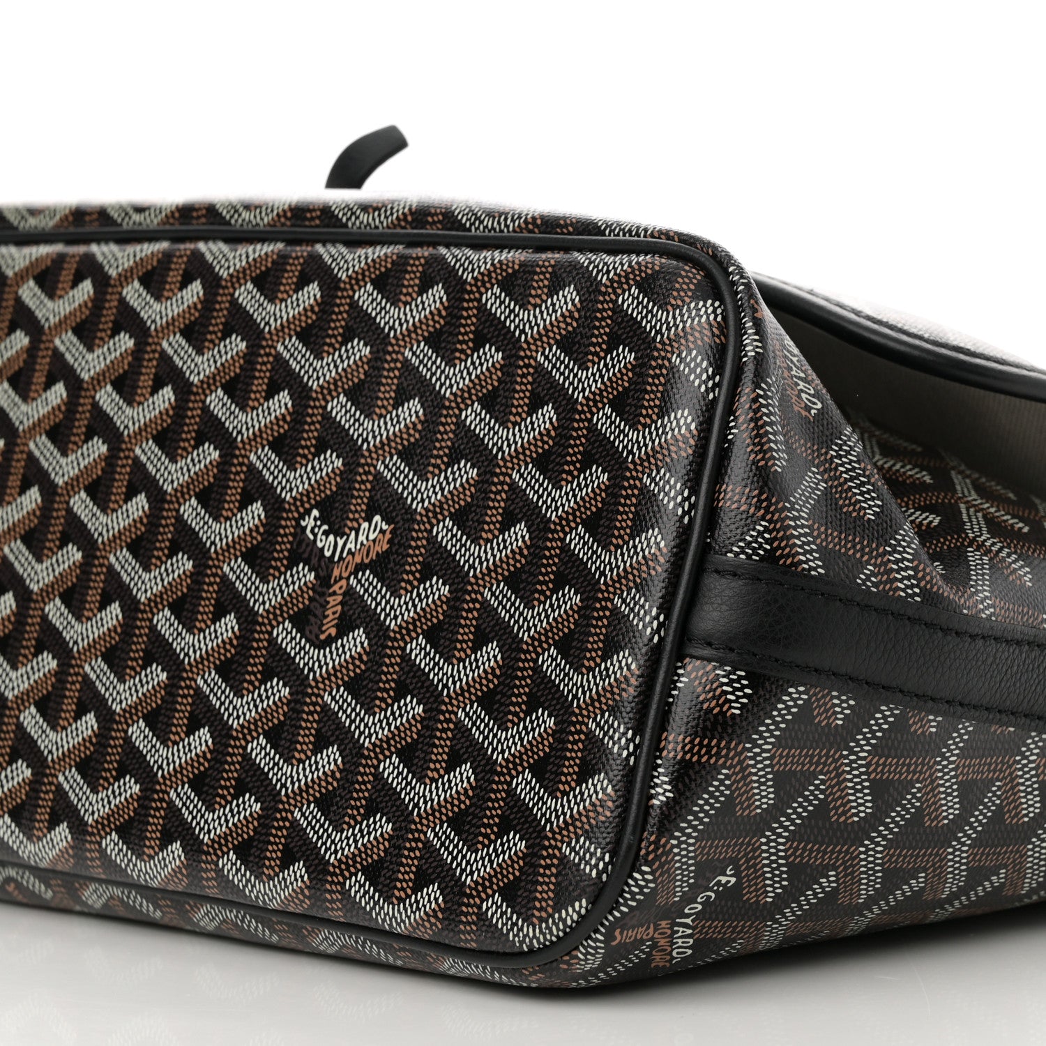Goyard Goyardine Capetien Messenger Bag Black 12 of 15
