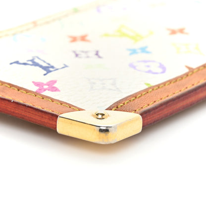 Louis Vuitton Monogram Multicolor Key Pouch White 8 of 12