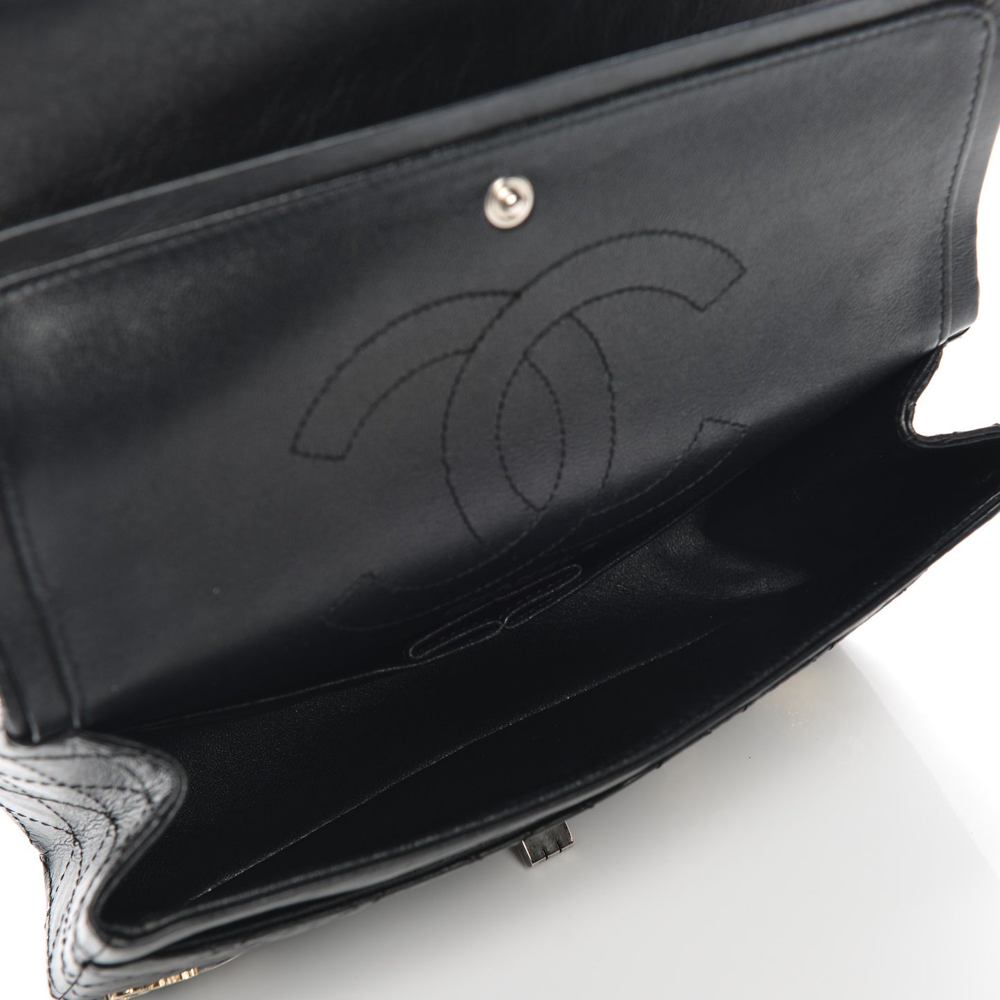 Aged Calfskin Lucky Charms 2.55 Reissue 225 Flap Black