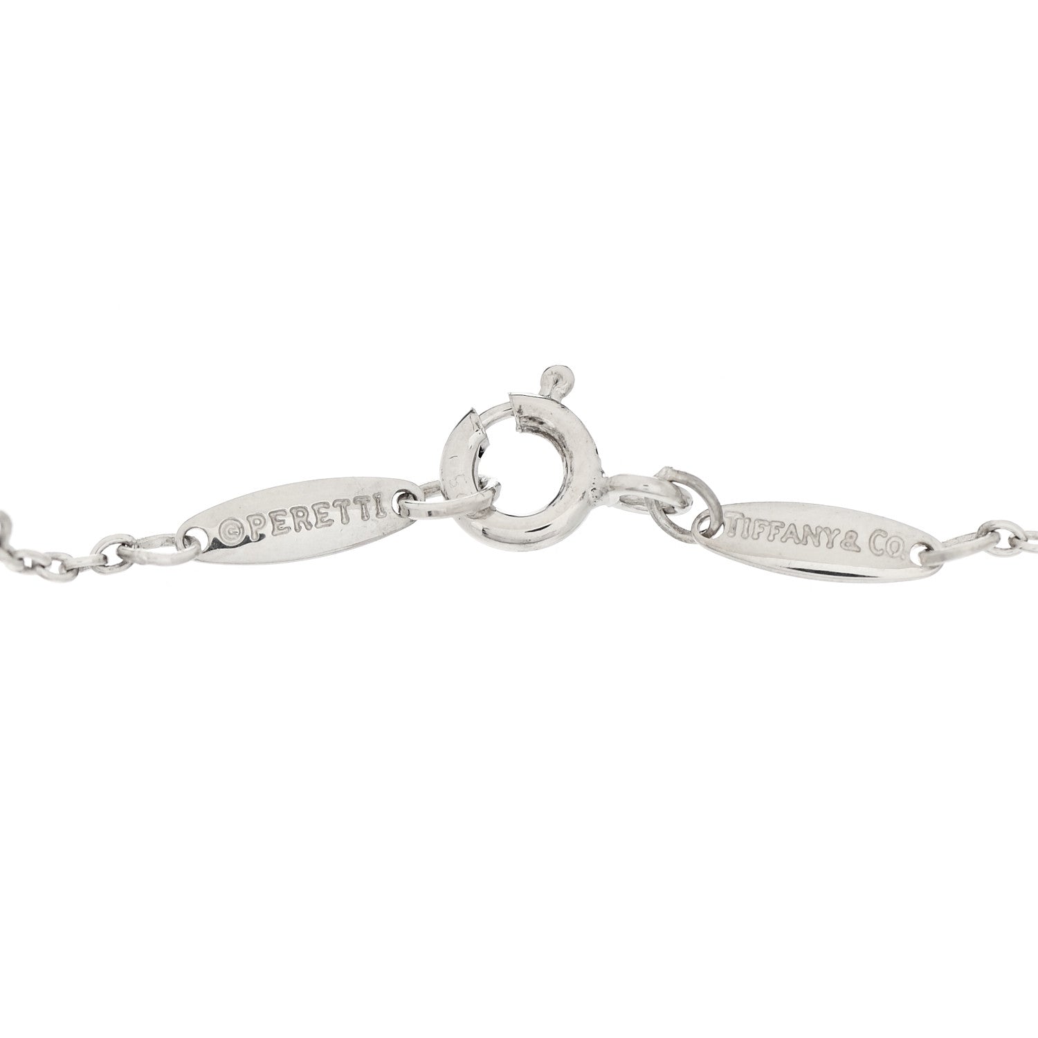 Tiffany Sterling Silver Pink Pearl Elsa Peretti Pearls by the Yard Bracelet 3 of 4