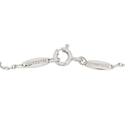 Tiffany Sterling Silver Pink Pearl Elsa Peretti Pearls by the Yard Bracelet 3 of 4