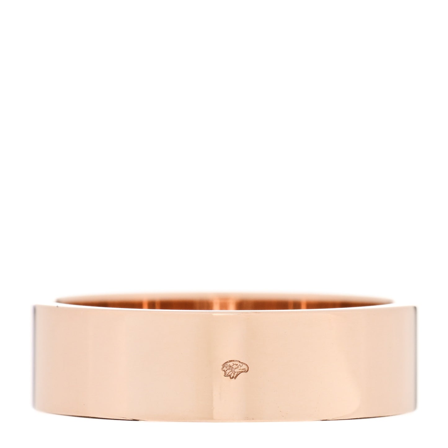 18K Rose Gold Diamond PM H D'Ancre Ring 54 7