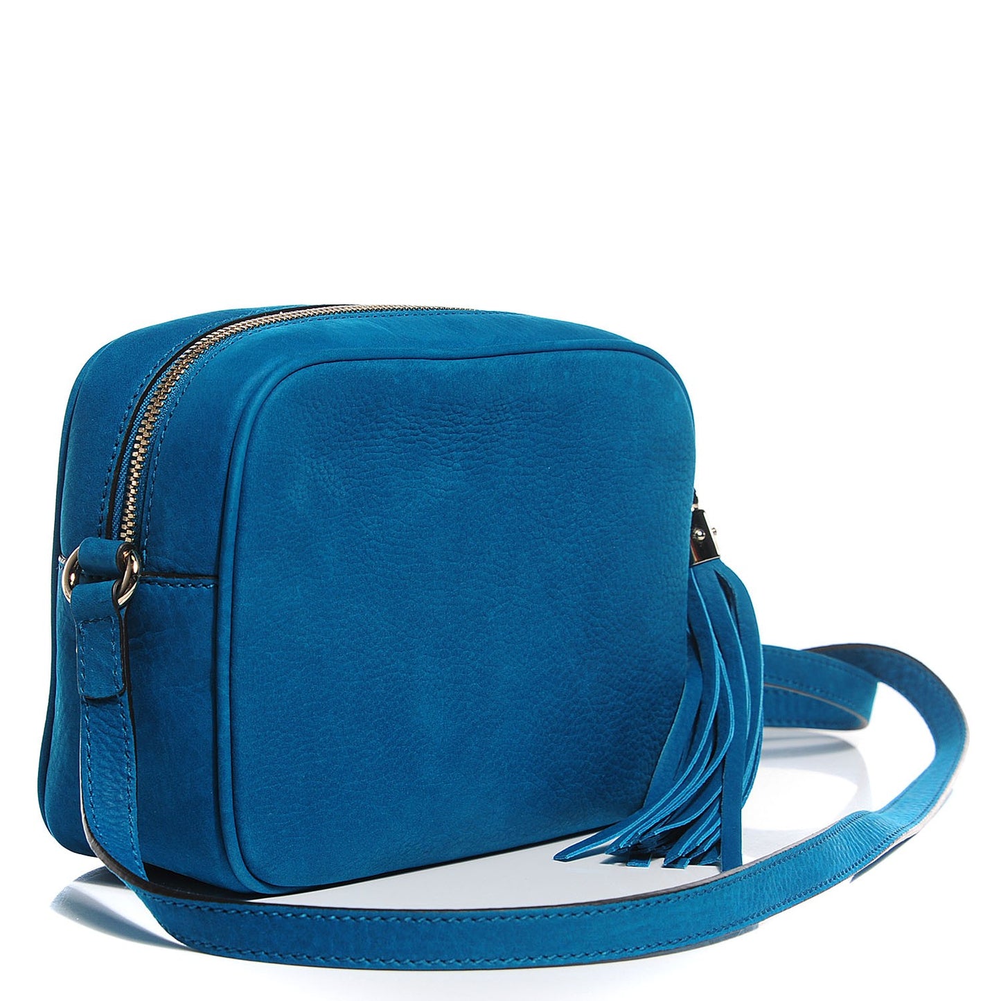 Vitello Range Small Soho Disco Bag Deep Cobalt