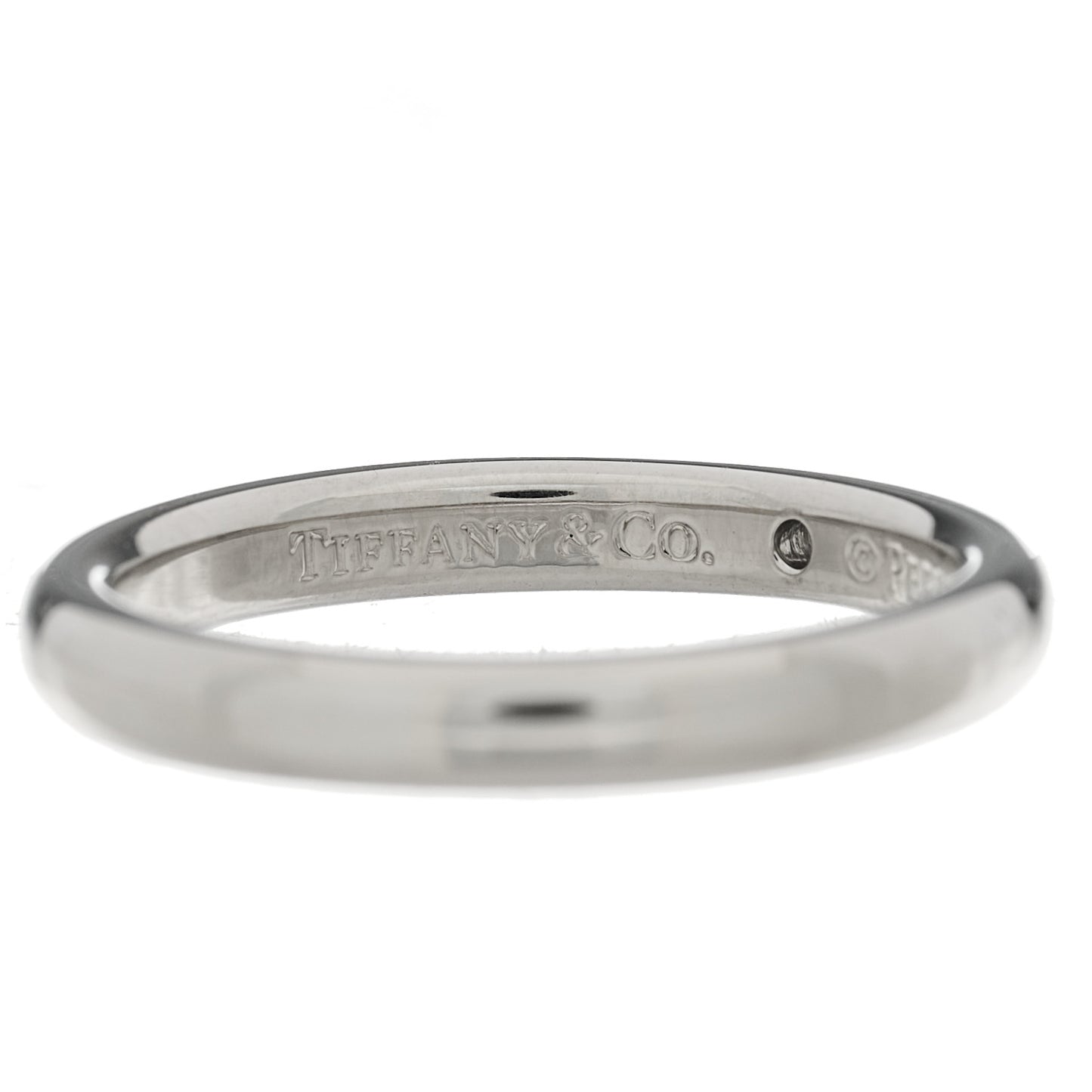Platinum Diamond Elsa Peretti Band Ring 52 6
