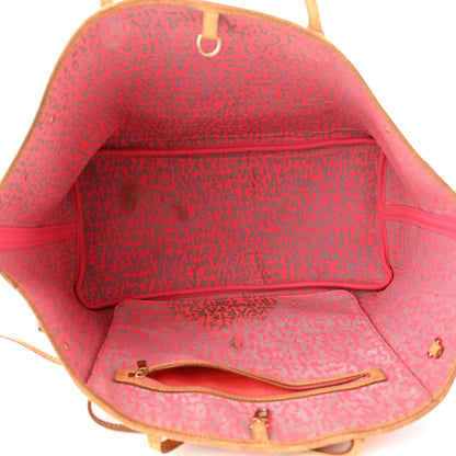 Louis Vuitton Monogram Graffiti Neverfull GM Fuchsia 5 of 15