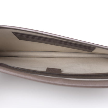 Gucci GG Supreme Monogram Textured Calfskin Web Ophidia Documents Holder Beige Ebony New Acero 5 of 7