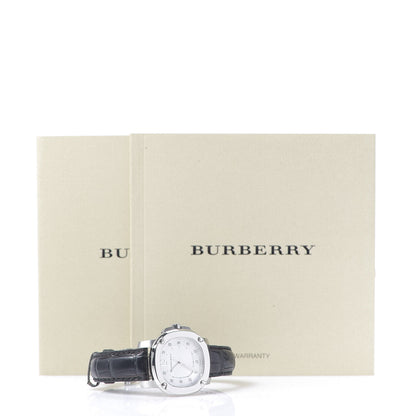 Burberry Stainless Steel Alligator Diamond 34mm The Britain Quartz Watch BBY1806 9 of 9