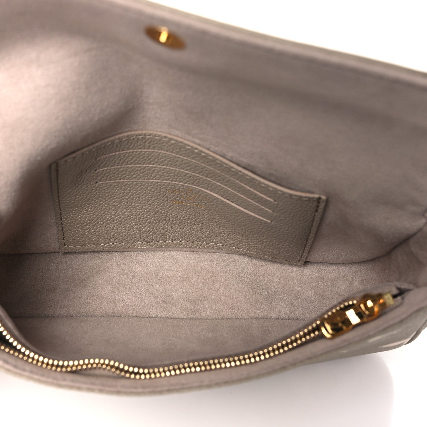 Louis Vuitton Empreinte Monogram Giant Ivy Wallet On Chain Tourterelle Creme 5 of 9