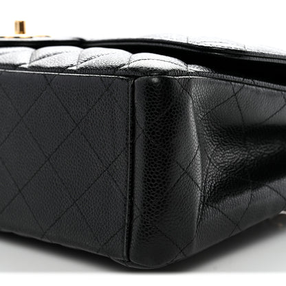 Chanel Caviar Quilted Maxi Double Flap Black 10 of 12