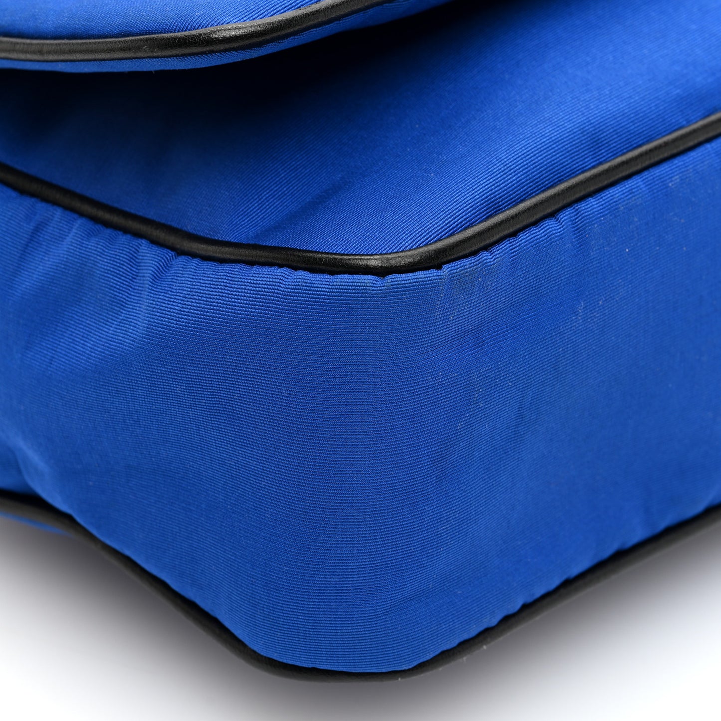 Nylon Skull Camera Crossbody Bag Royal Blue